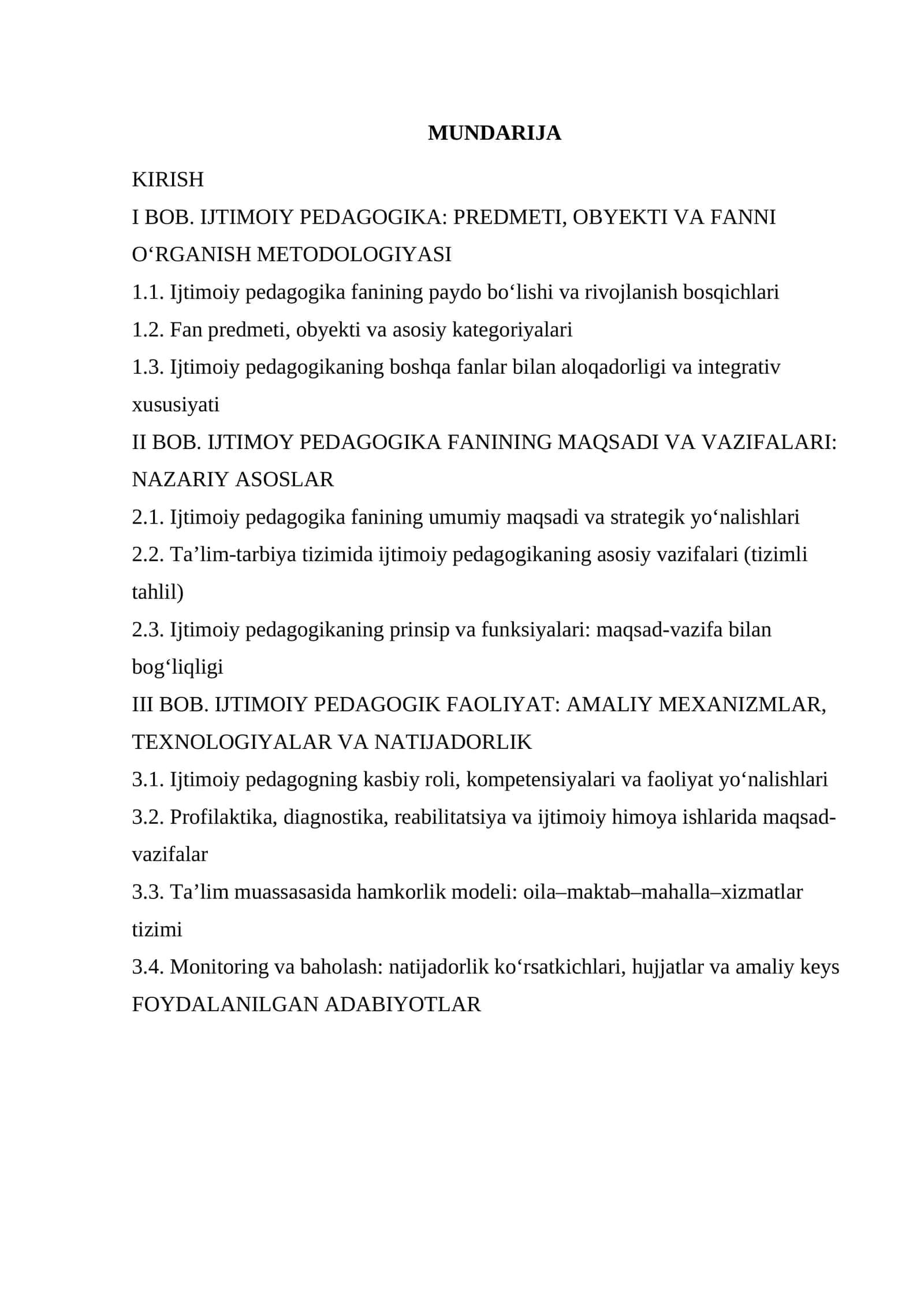 IJTIMOIY PEDAGOGIK FAOLIYAT 1