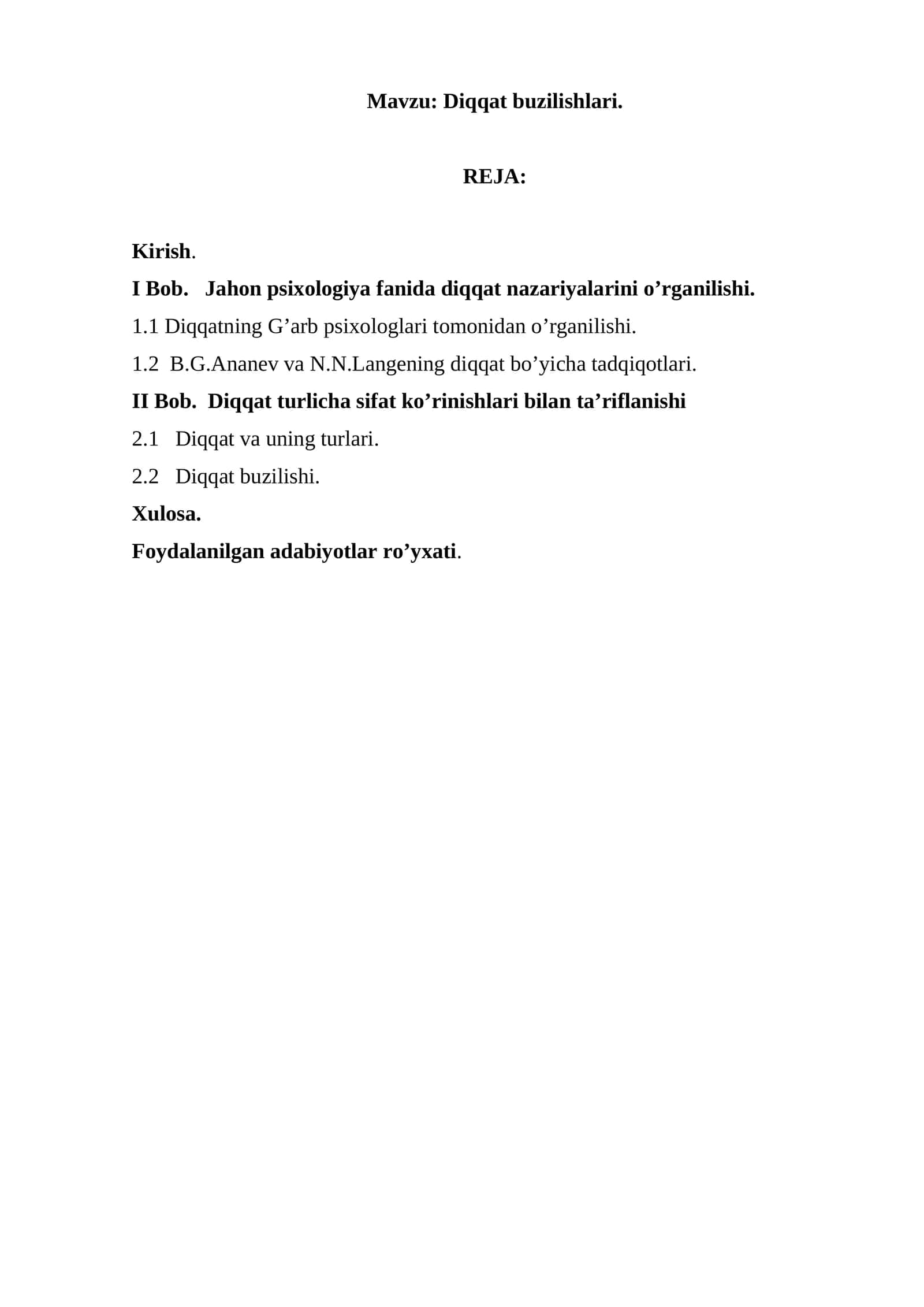 Diqqat buzilishlari 1
