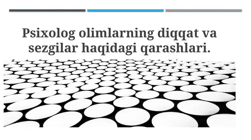 Diqqat va idrokga psixolog olimlarning qarashlari 1