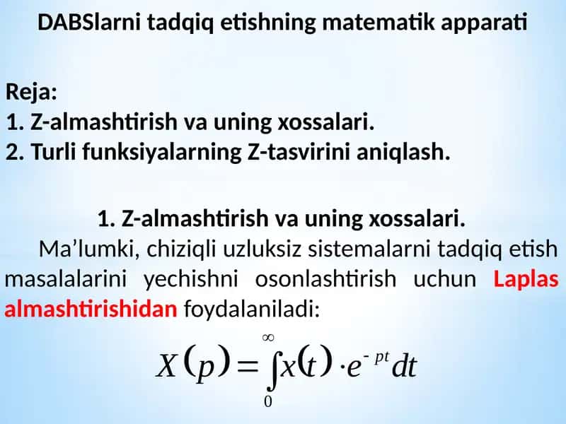 Matematik apparati 1