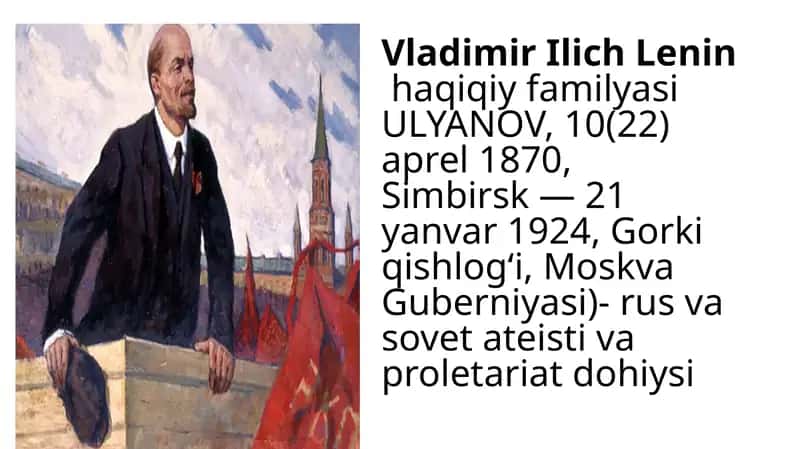 VladimirIlichLenin 1