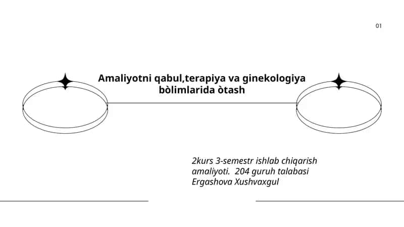 Amaliyotni qabul,terapiya va ginekologiya 1