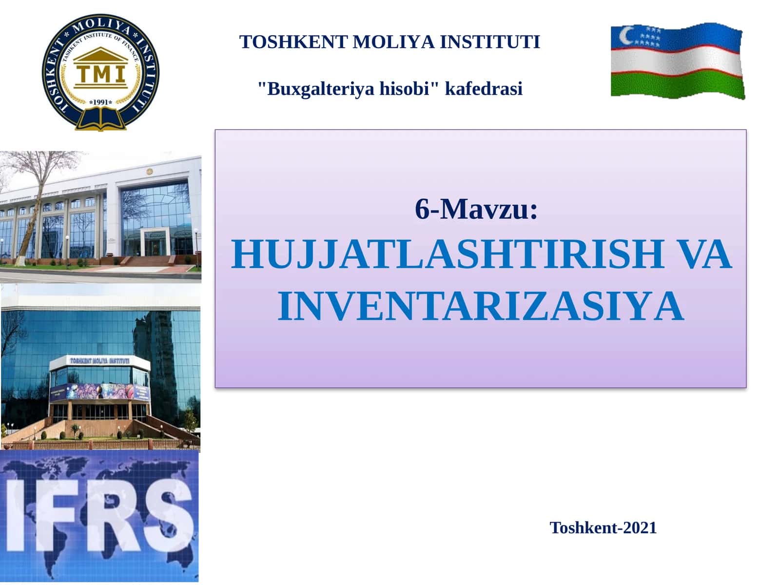 HUJJATLASНTIRISНVA INVENTARIZASIYА 1