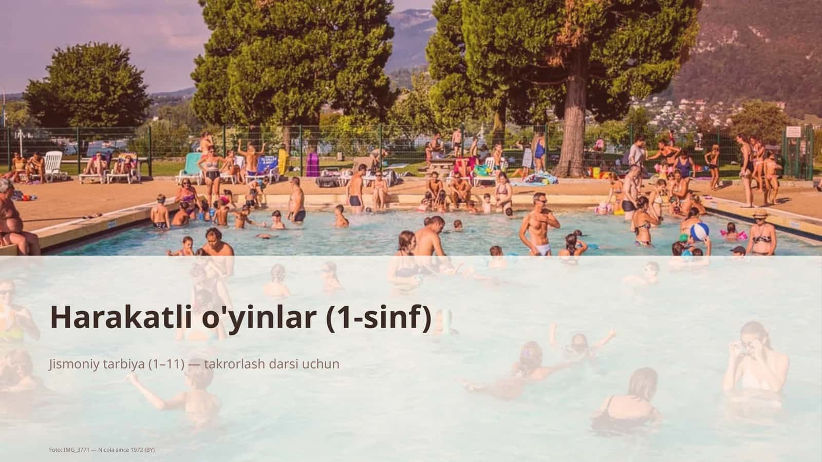 Harakatli o'yinlar (1-sinf) 1