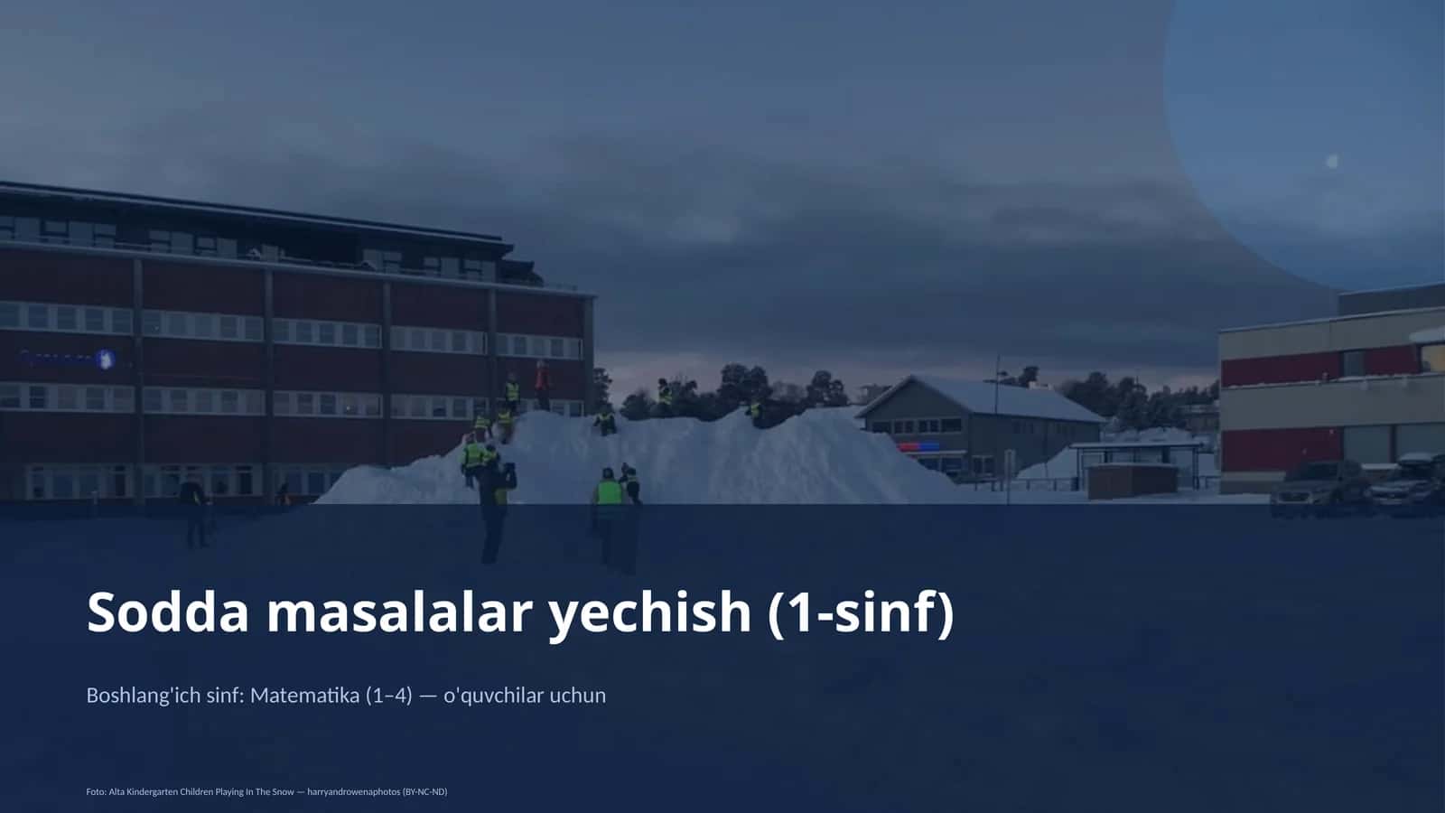 Sodda masalalar yechish (1-sinf) 1