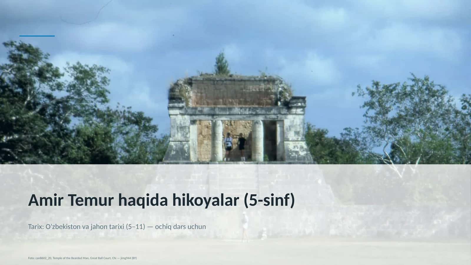 Amir Temur haqida hikoyalar (5-sinf) 1