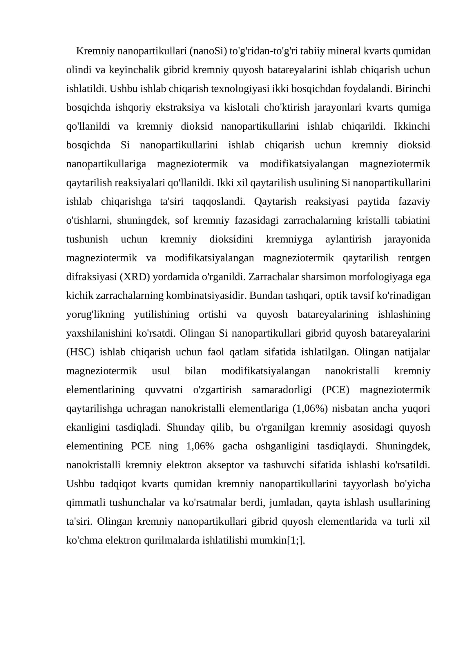 Kremniy nanopartikullari 1