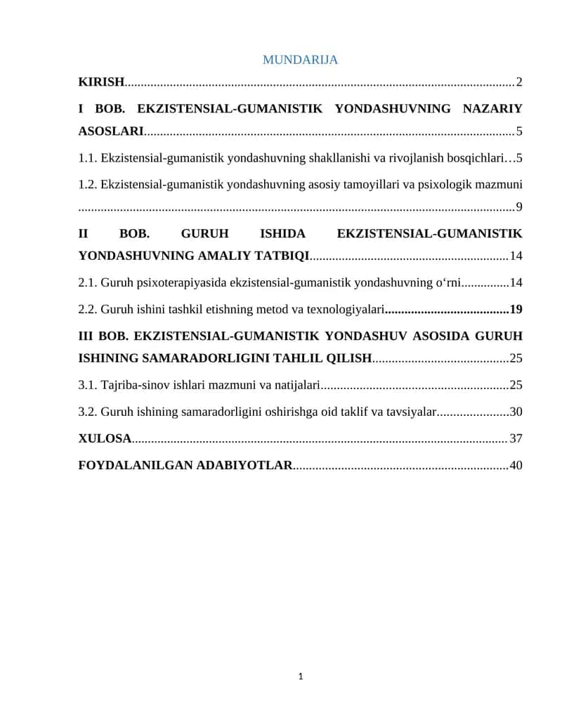 Guruh ishida ekzistensial-gumanistik yondashuv 1
