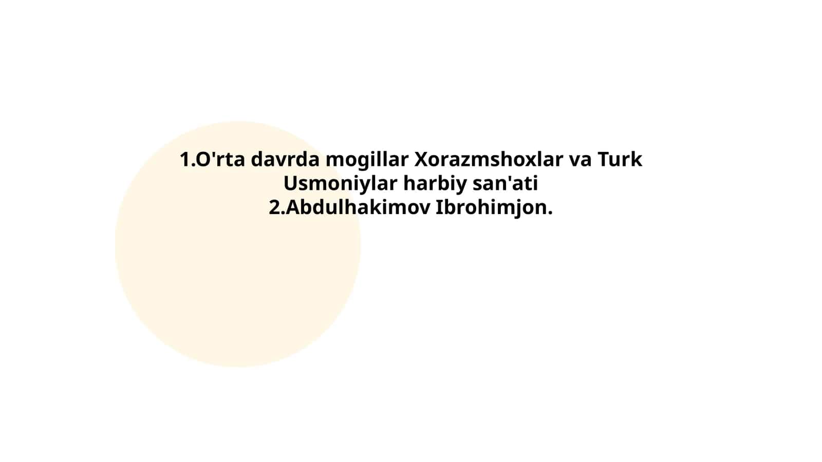 O'rta davrda mogillar Xorazmshoxlar va Turk Usmoniylar harbiy san'ati 1
