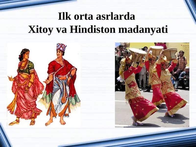 Ilk o'rta asrlarda Xitoy va Hindiston madanyati 1