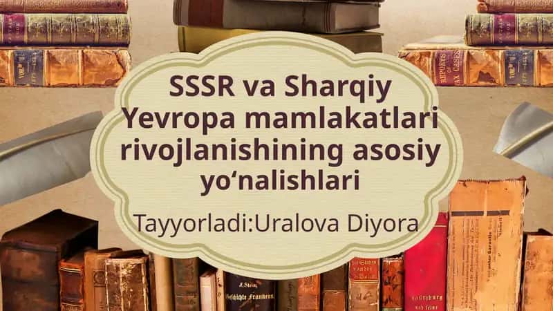 URUSHDAN KEYINGITIKLANISH VA RIVOJLANISH 1