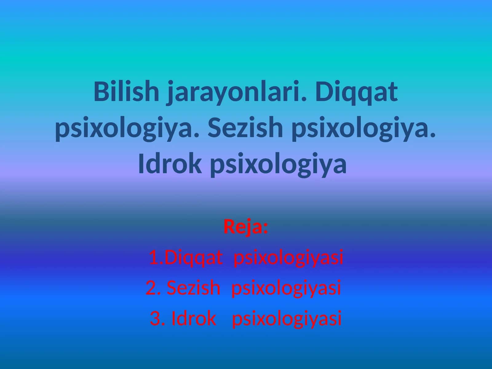 Diqqatpsixologiya 1