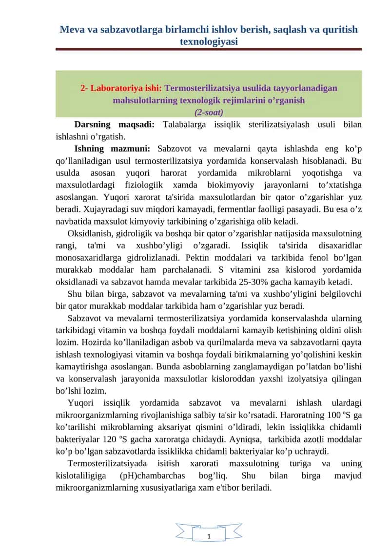 Termostеrilizatsiya usuli 1