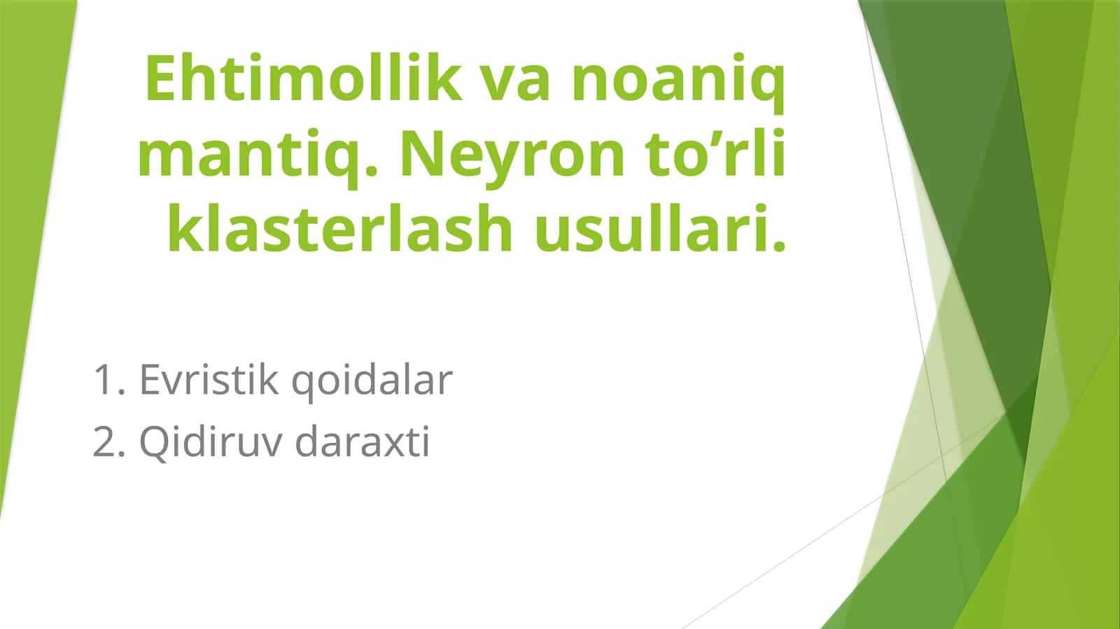 Ehtimollik va Noaniqlik 1