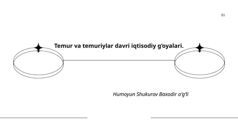 Temur va temuriylar davri iqtisodiy g‘oyalari 1