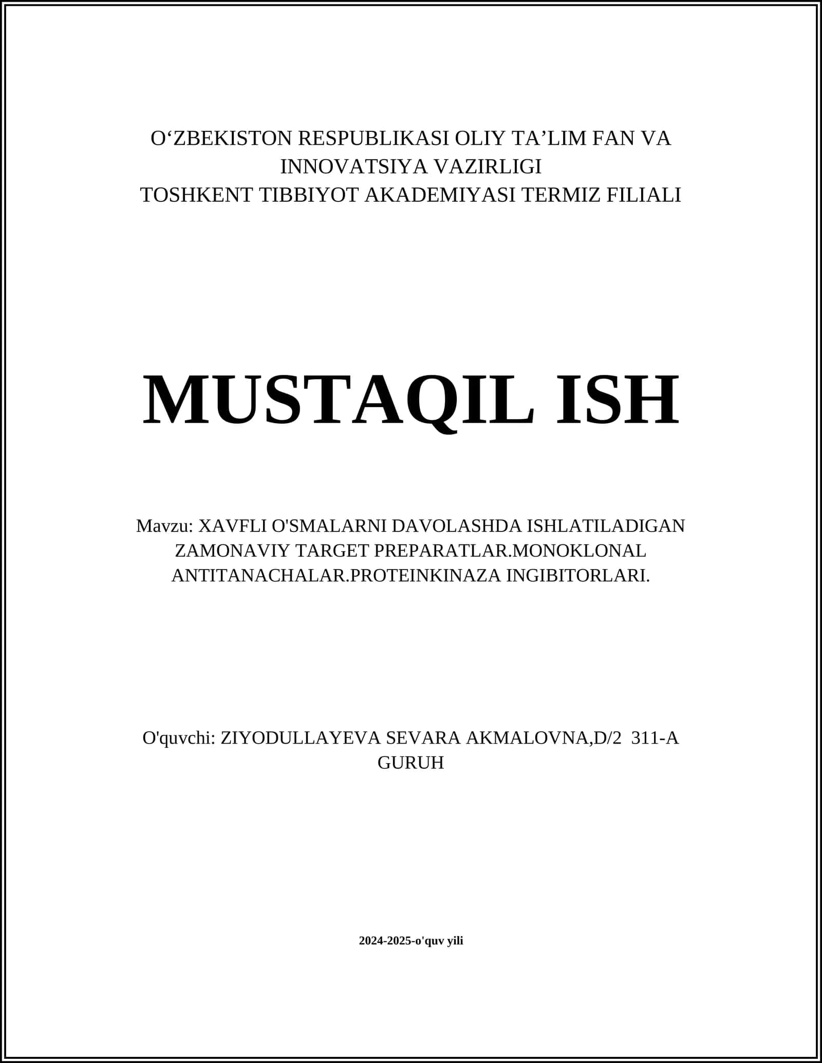 Monoklonal antitanachalar 1