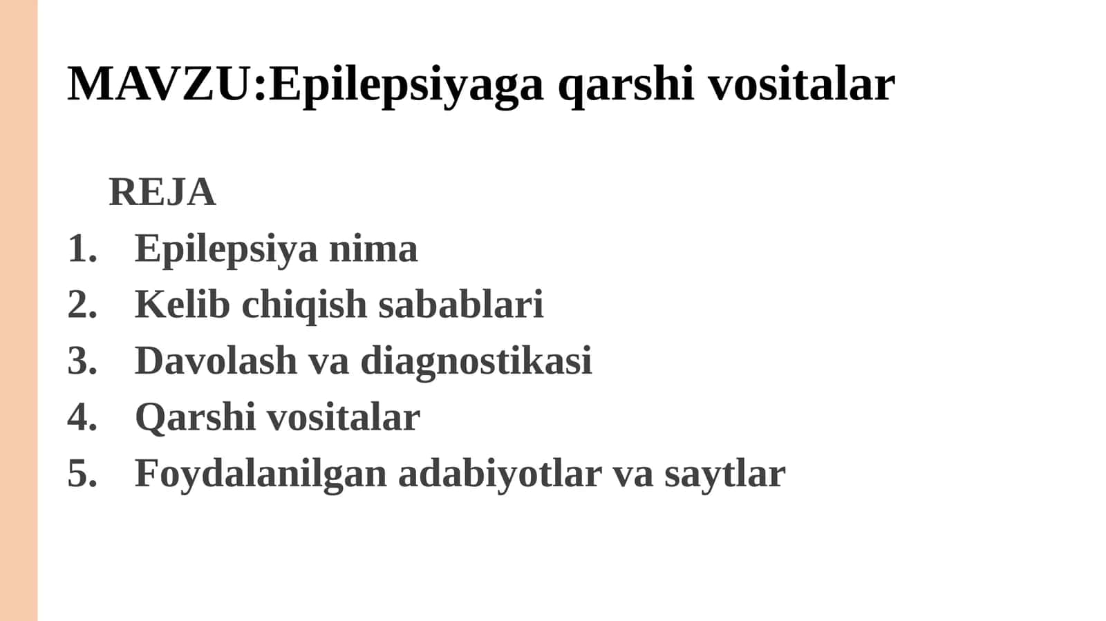 Epilepsiyaga qarshi vositalar 1