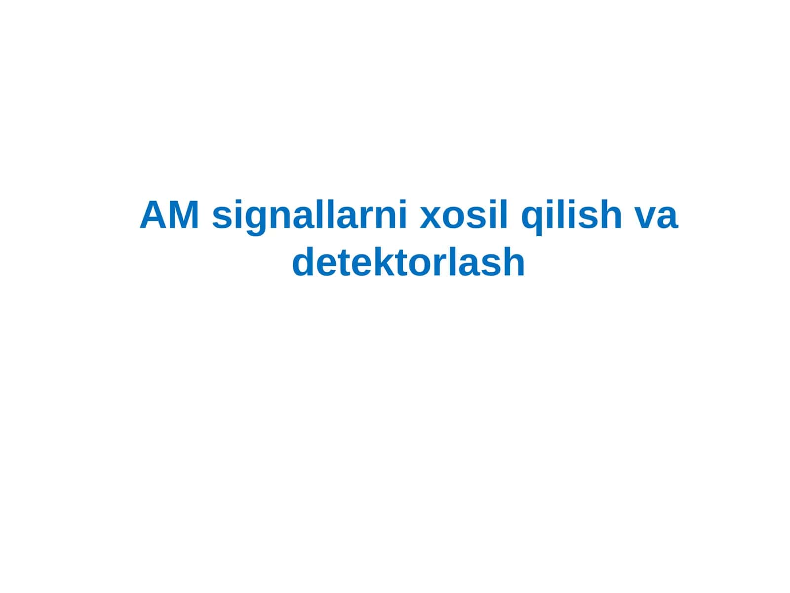 DIODLI AMPLITUDA MODULYATORI 1