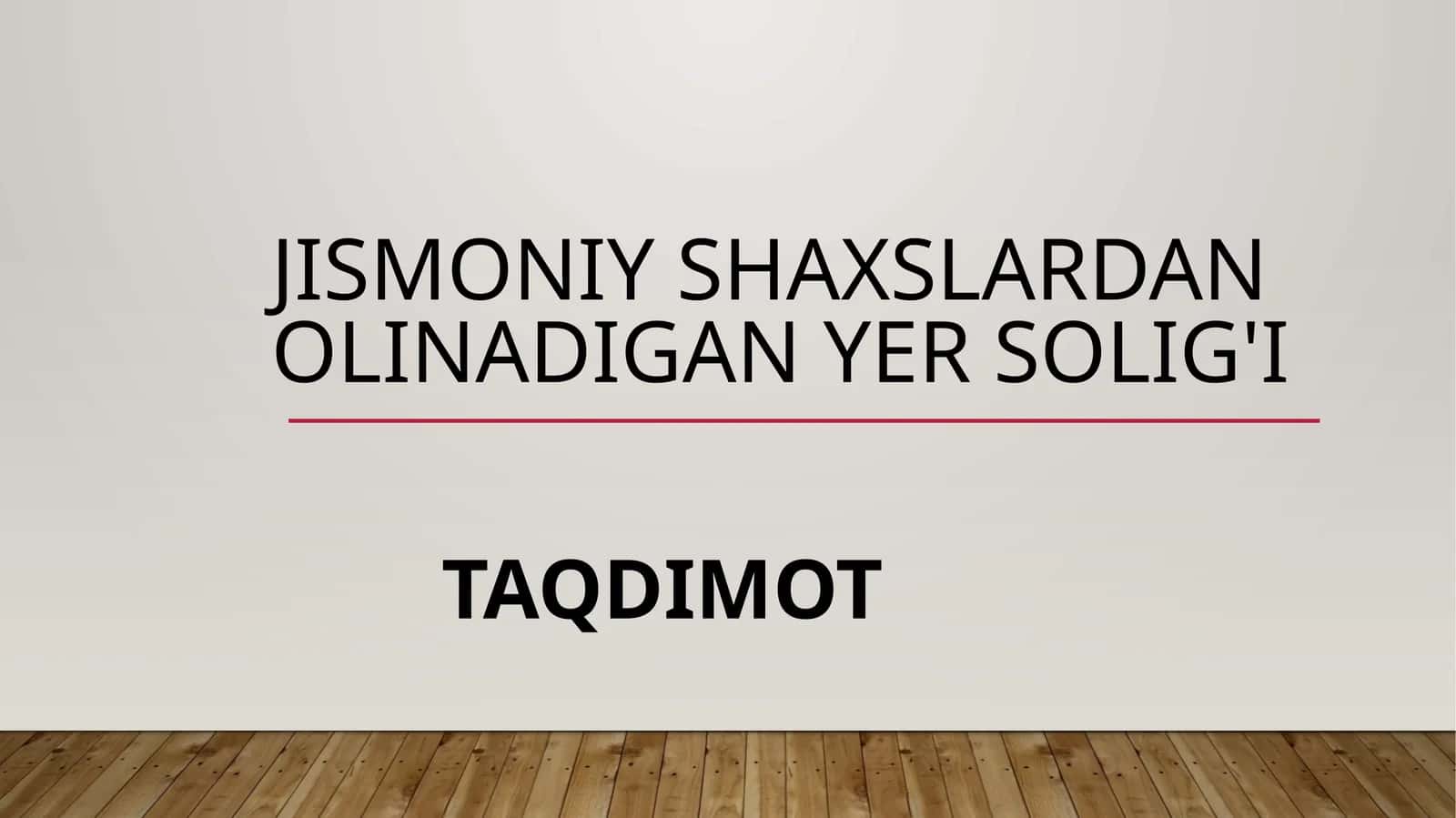 Yer solig‘ining tushunchasi 1