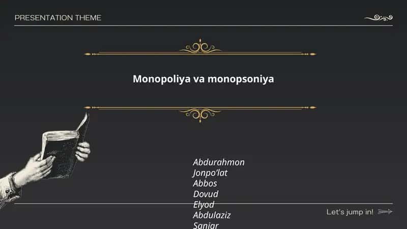 Monopoliya: ta'rifi va asosiy xususiyatlari 1