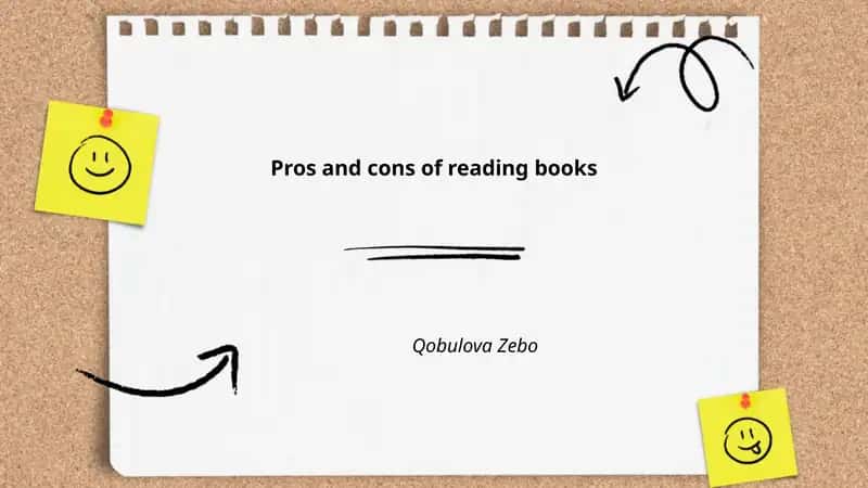 Pros and cons of reading books 1
