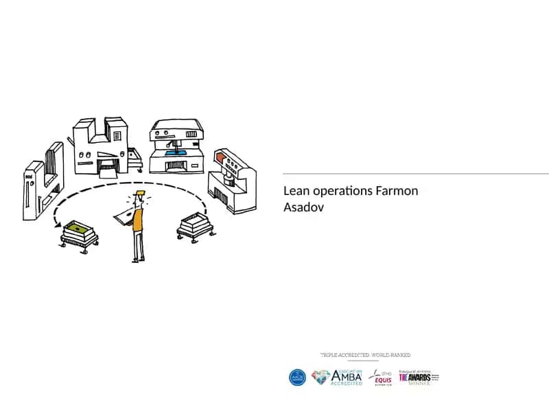 Lean operations Farmon Asadov 1