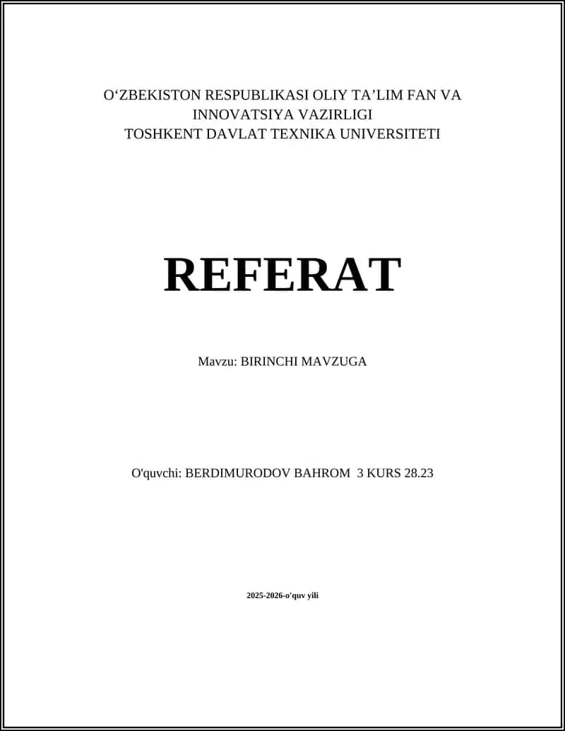 BIRINCHI MAVZUGA 1