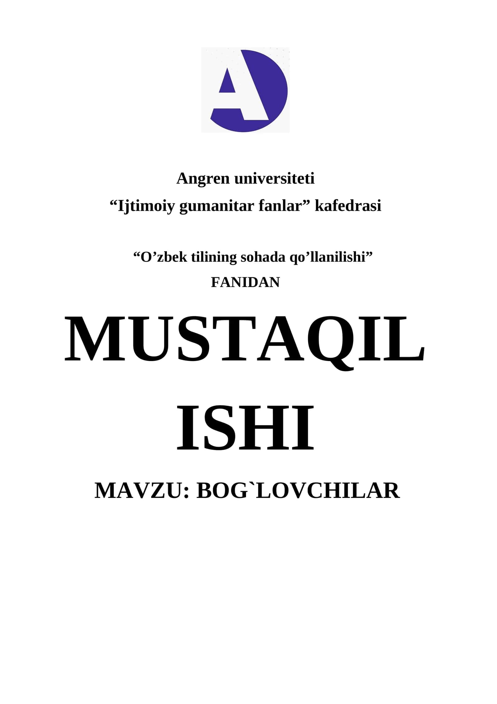 Bog`lovchilar 1