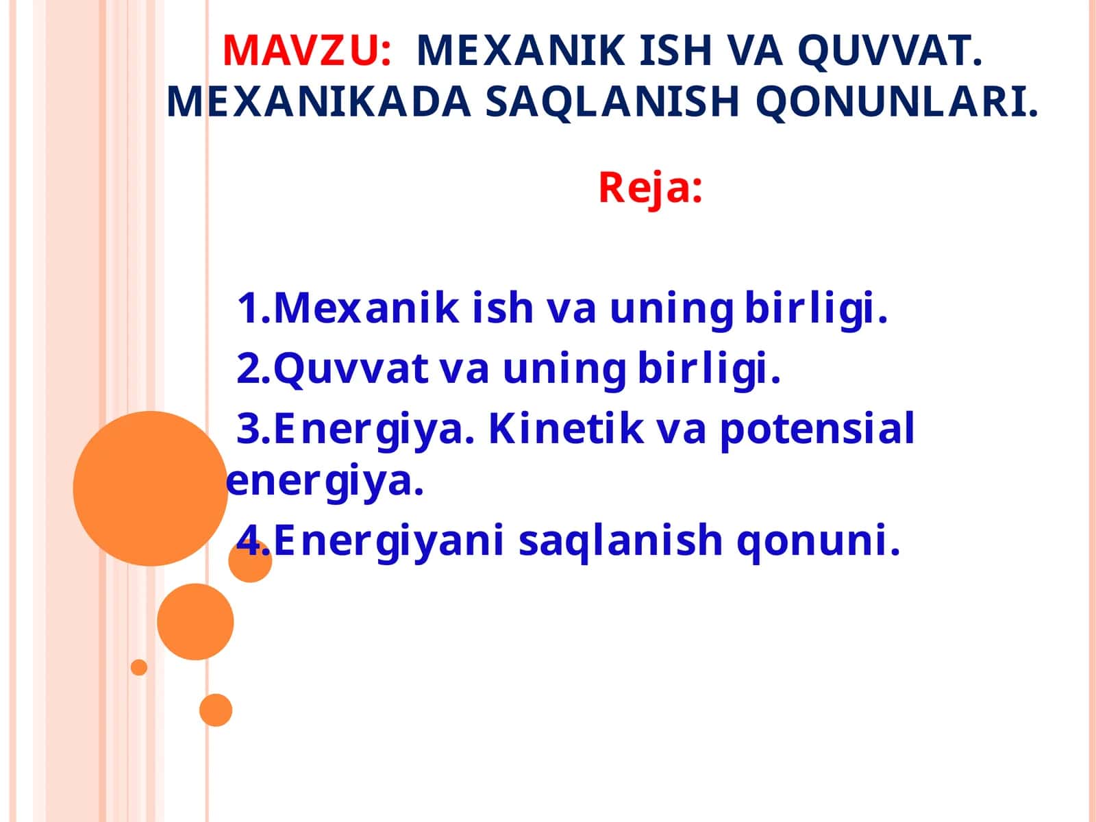 MEXANIK ISH VA QUVVAT 1