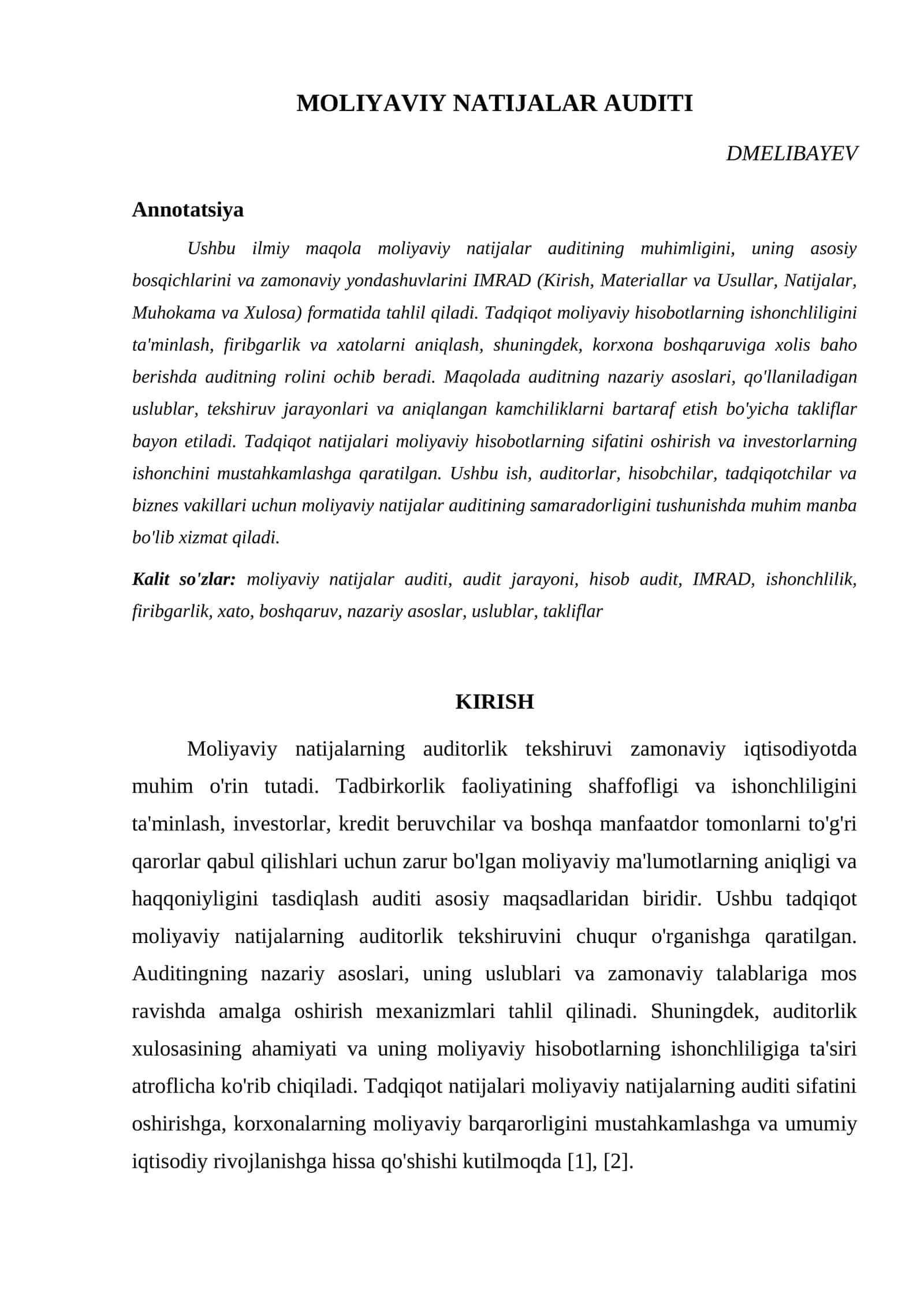 MOLIYAVIY NATIJALAR AUDITI 1