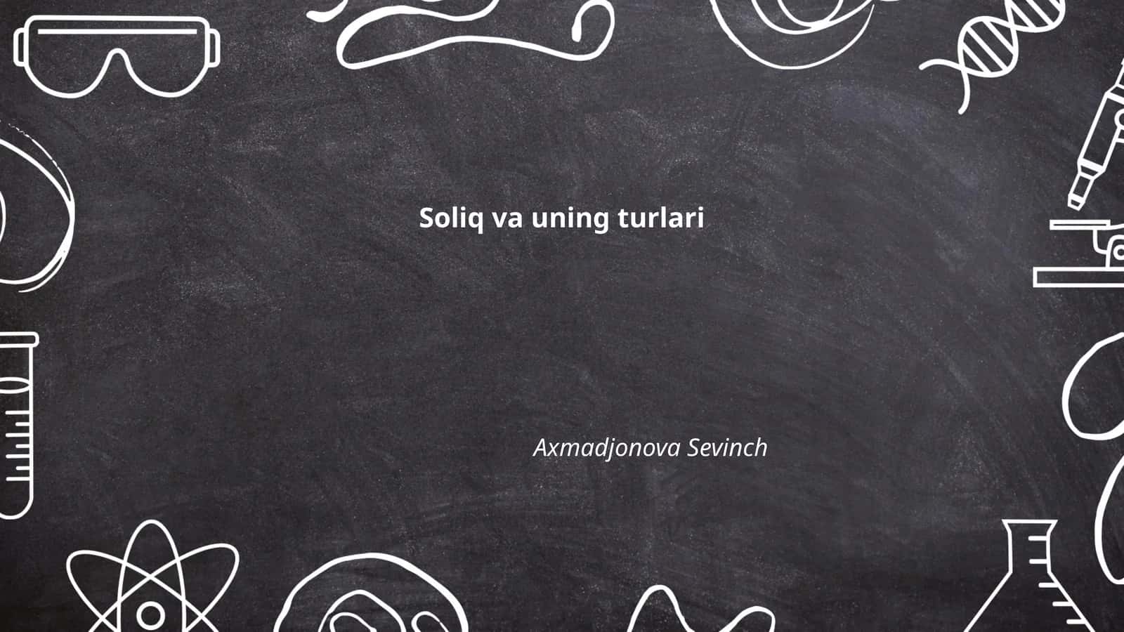 Soliq va uning turlari 1