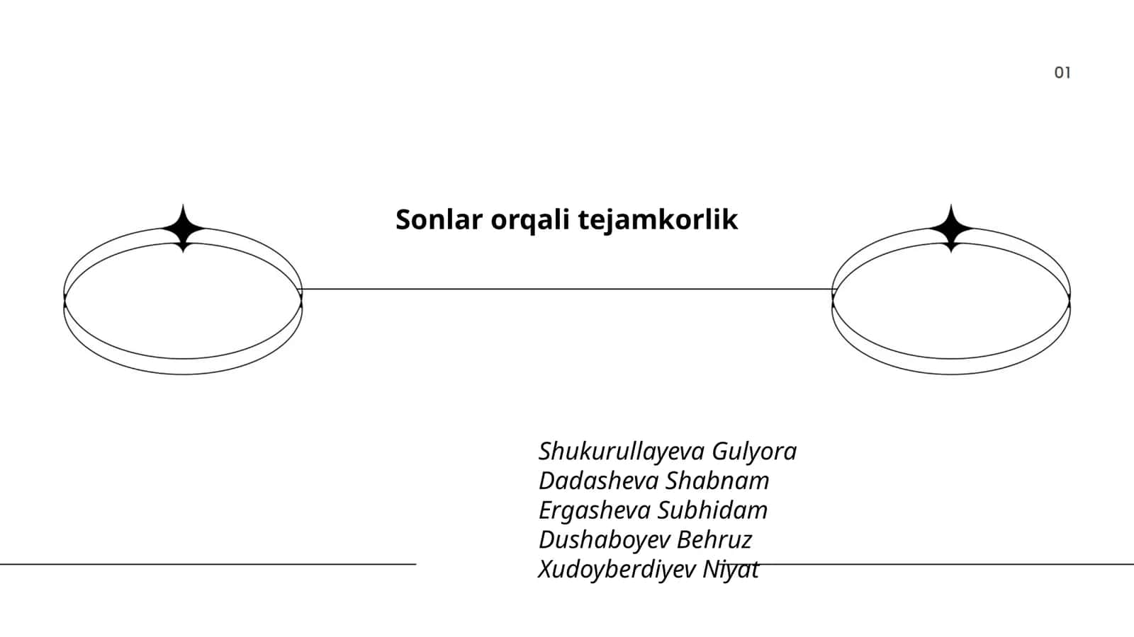 Sonlar orqali tejamkorlik 1