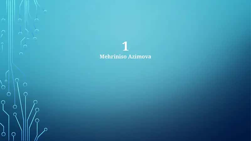 Mehriniso Azimova 1