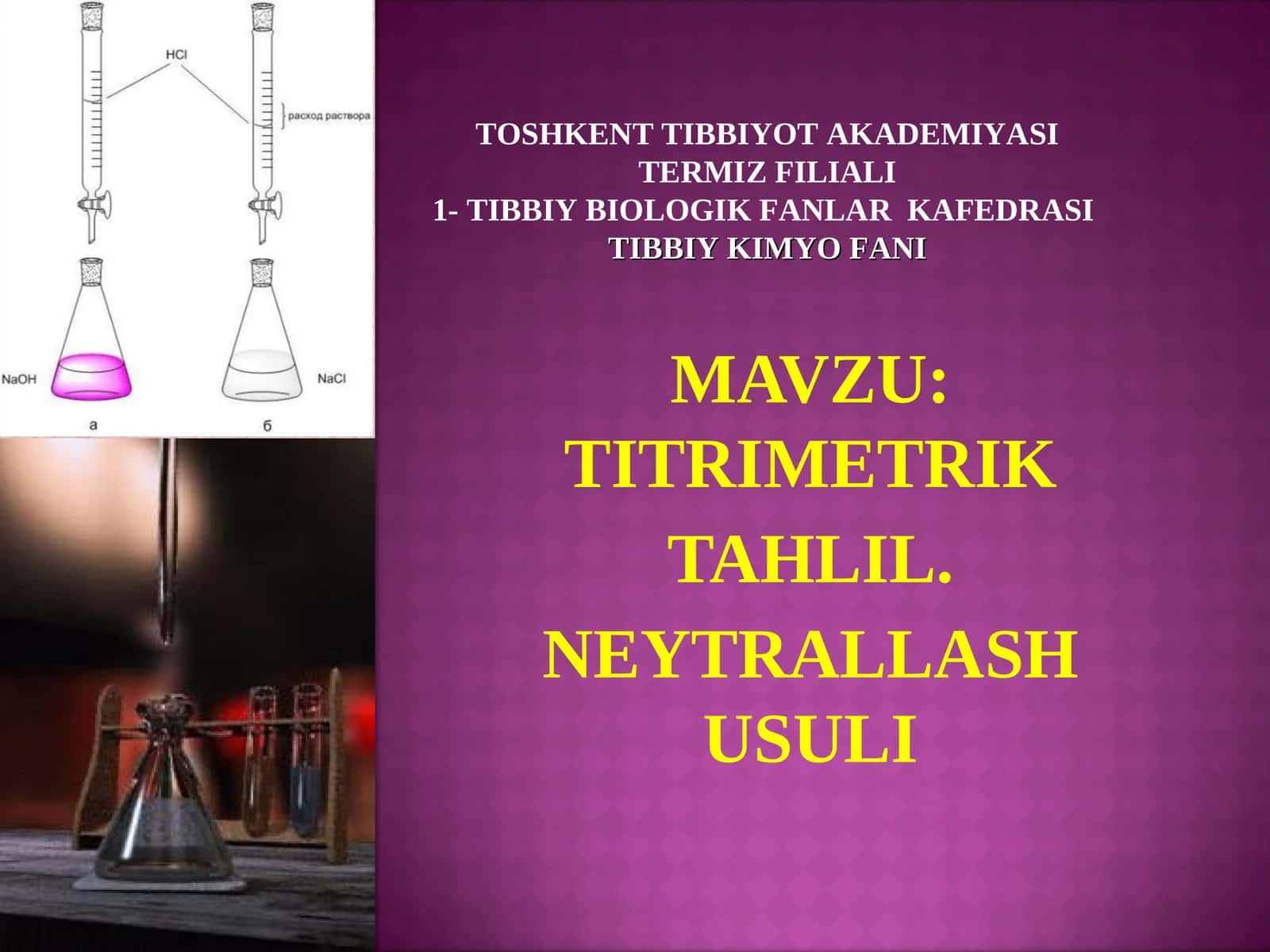 TITRIMETRIK TAHLIL 1