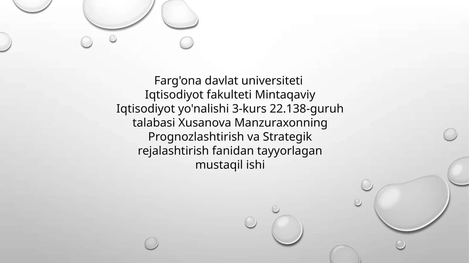 Nestle sut uni 1
