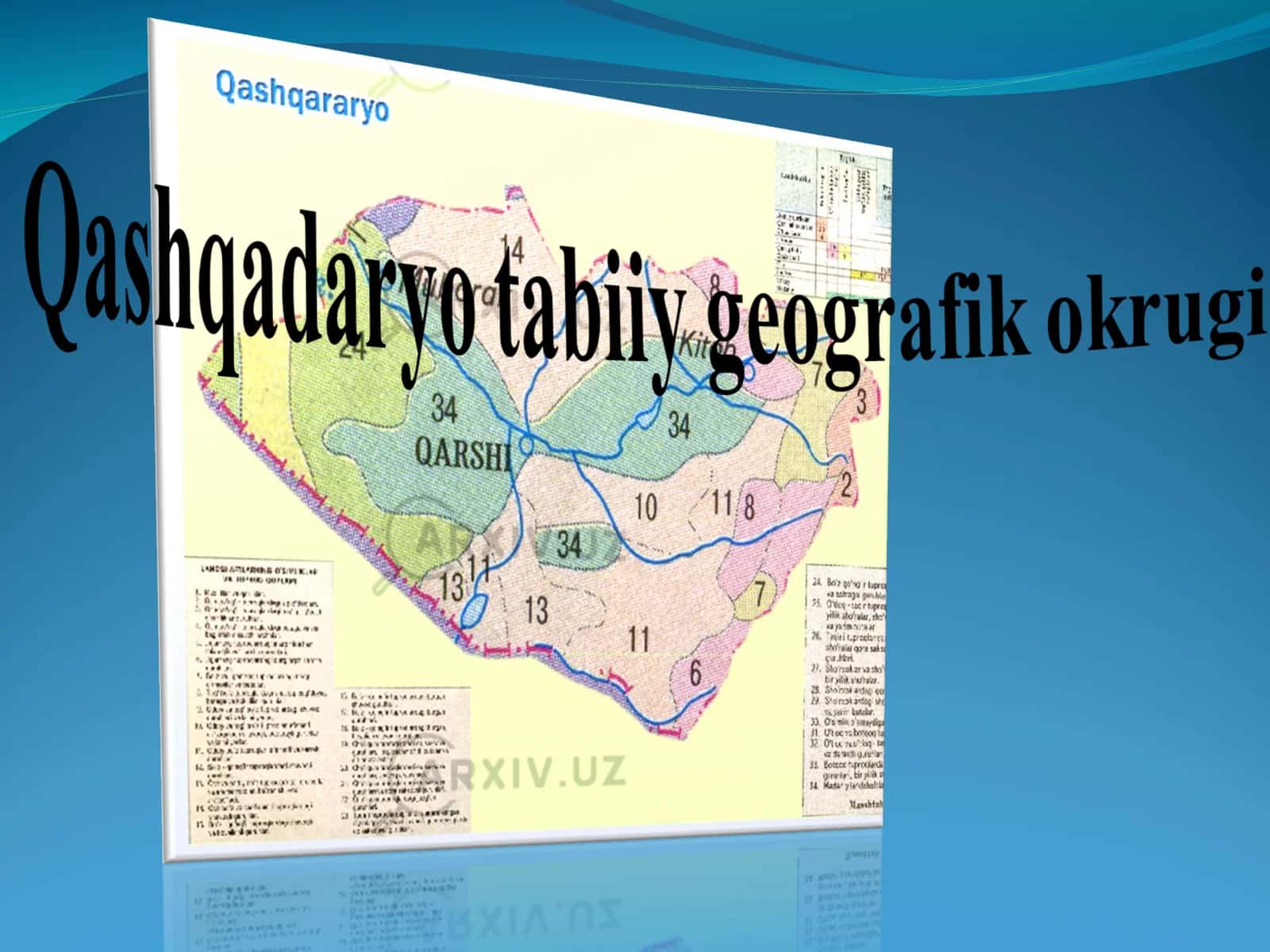 Qashqadaryo tabiiy geografik okrugi 1