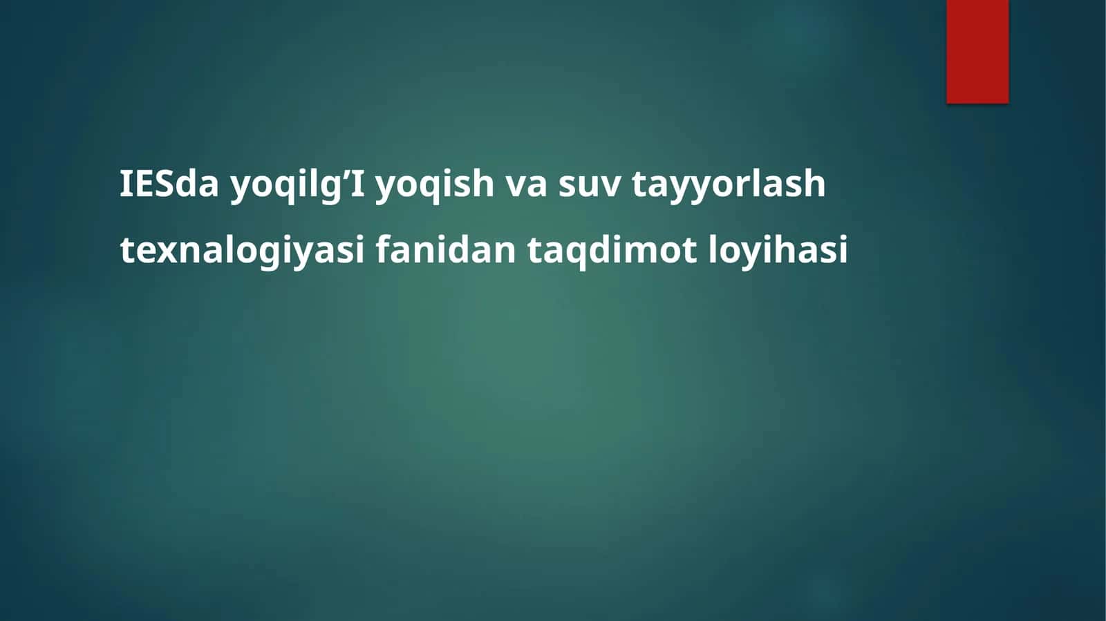 Natriy va Vodorod kationli filtrlar hisoblash tartibi 1