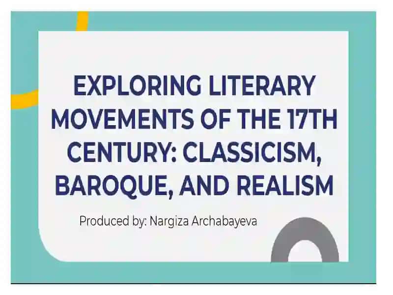Characteristics of Classicism Literature