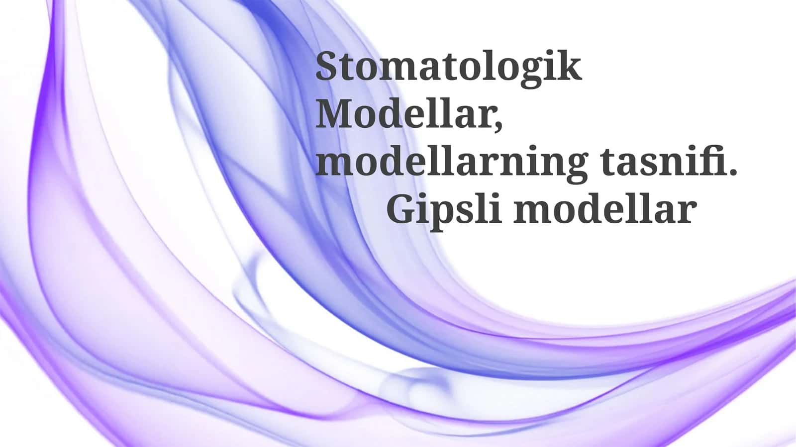Gipslimodellar 1