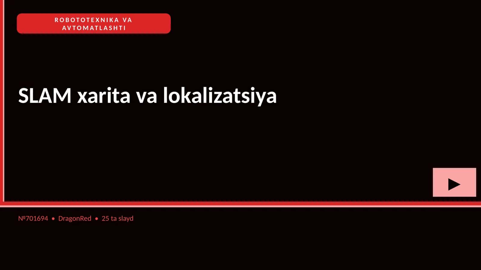 ROBOTOTEXNIKA VA AVTOMATLASHTI 1