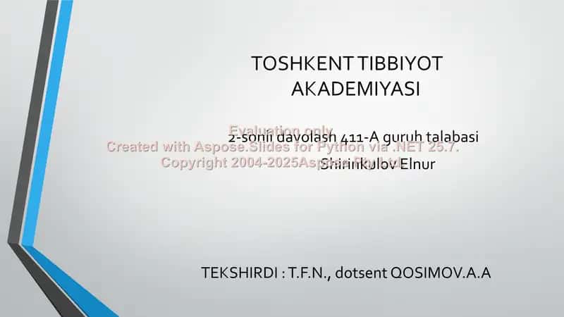 Son suyagi chiqishi 1