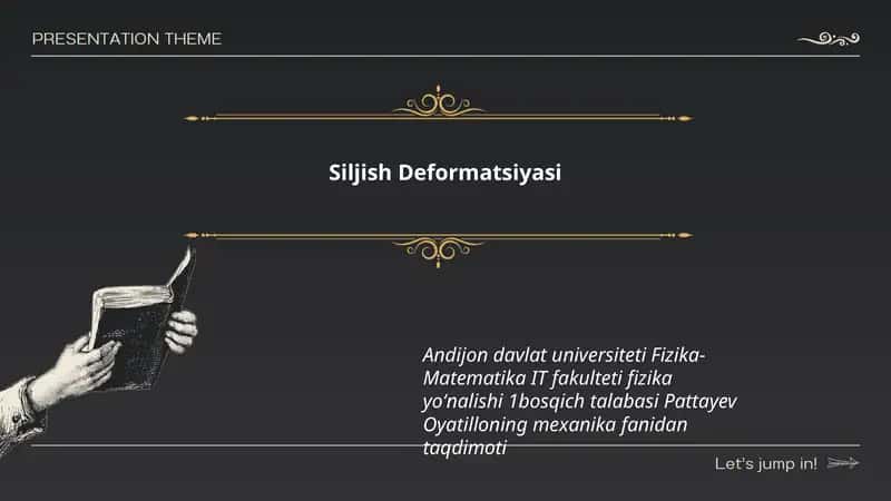Siljish Deformatsiyasi 1