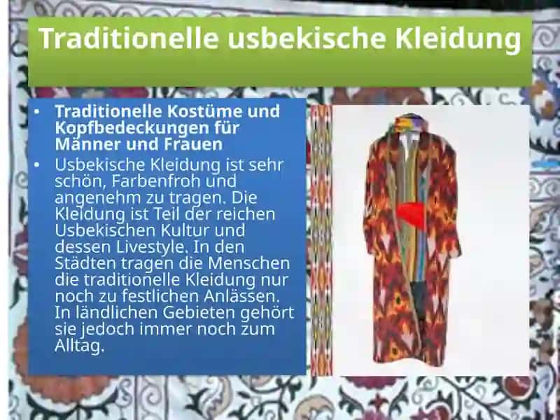 Traditionelle usbekische Kleidung