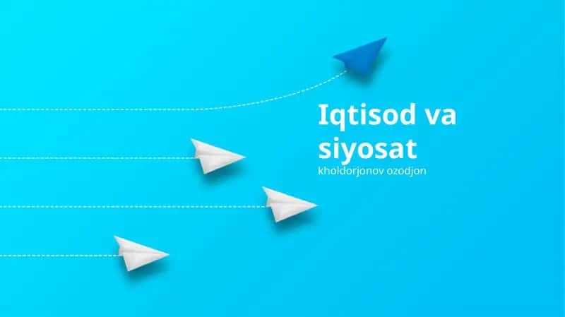 Iqtisod va siyosat 1