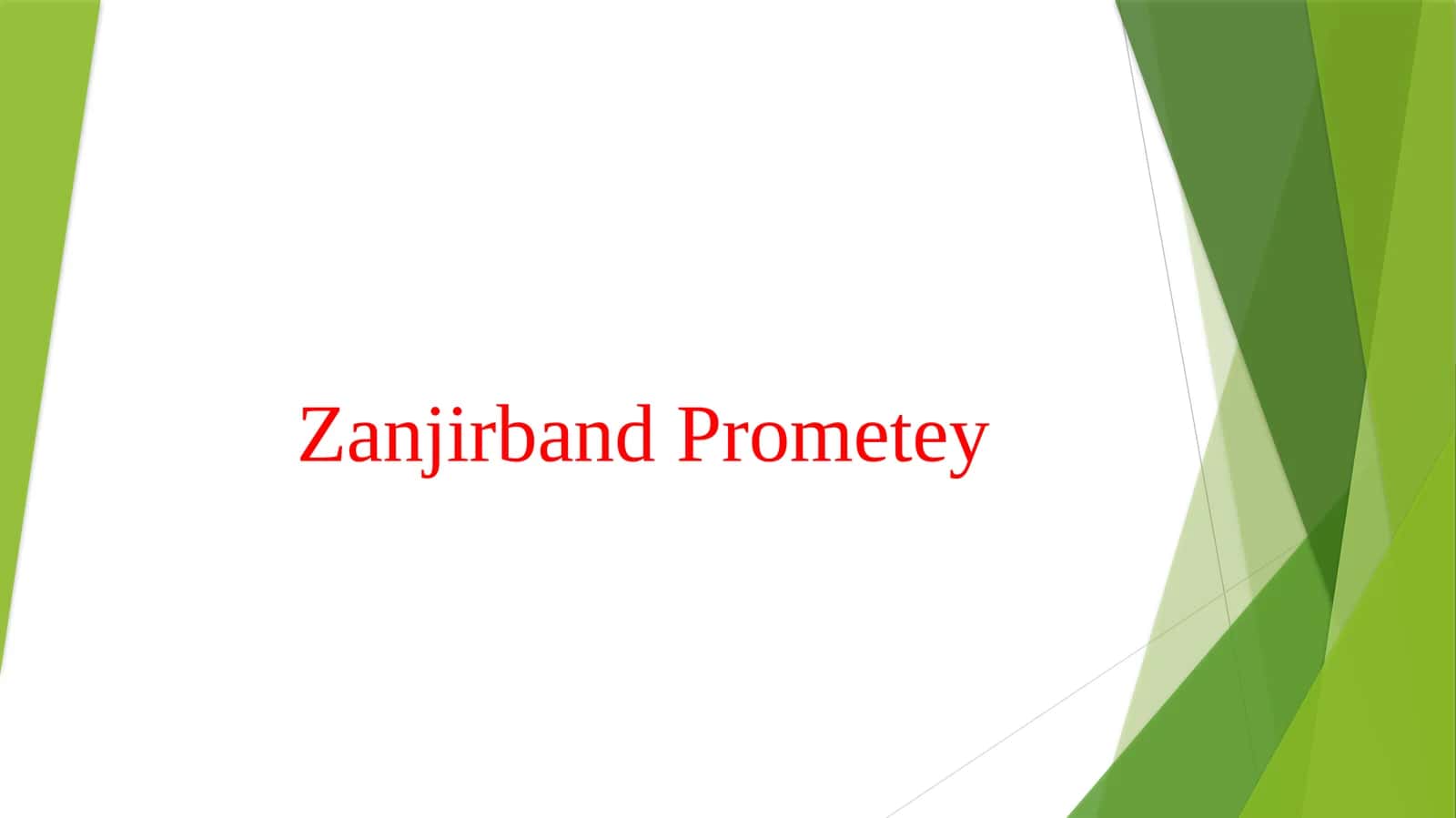 Zanjirband Prometey 1