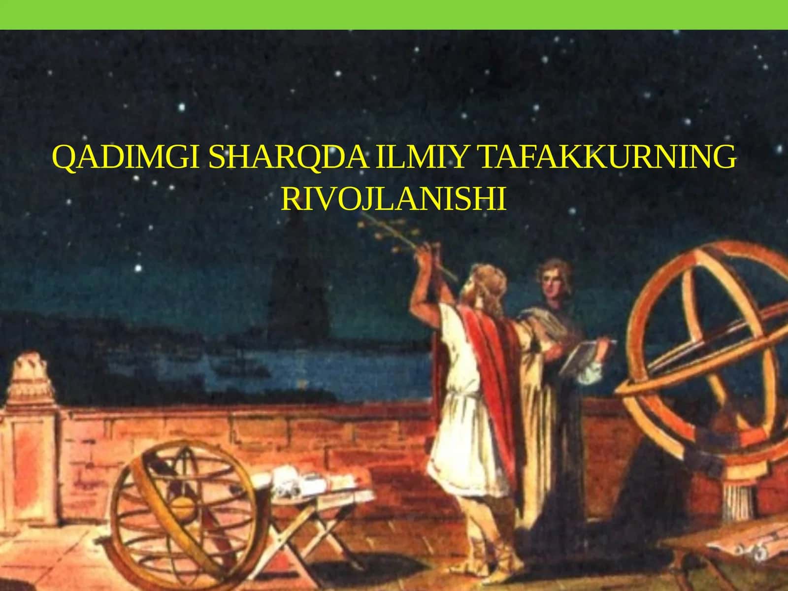 Qadimgi Sharqdagi ilmiy tafakkurning rivojlanishi 1