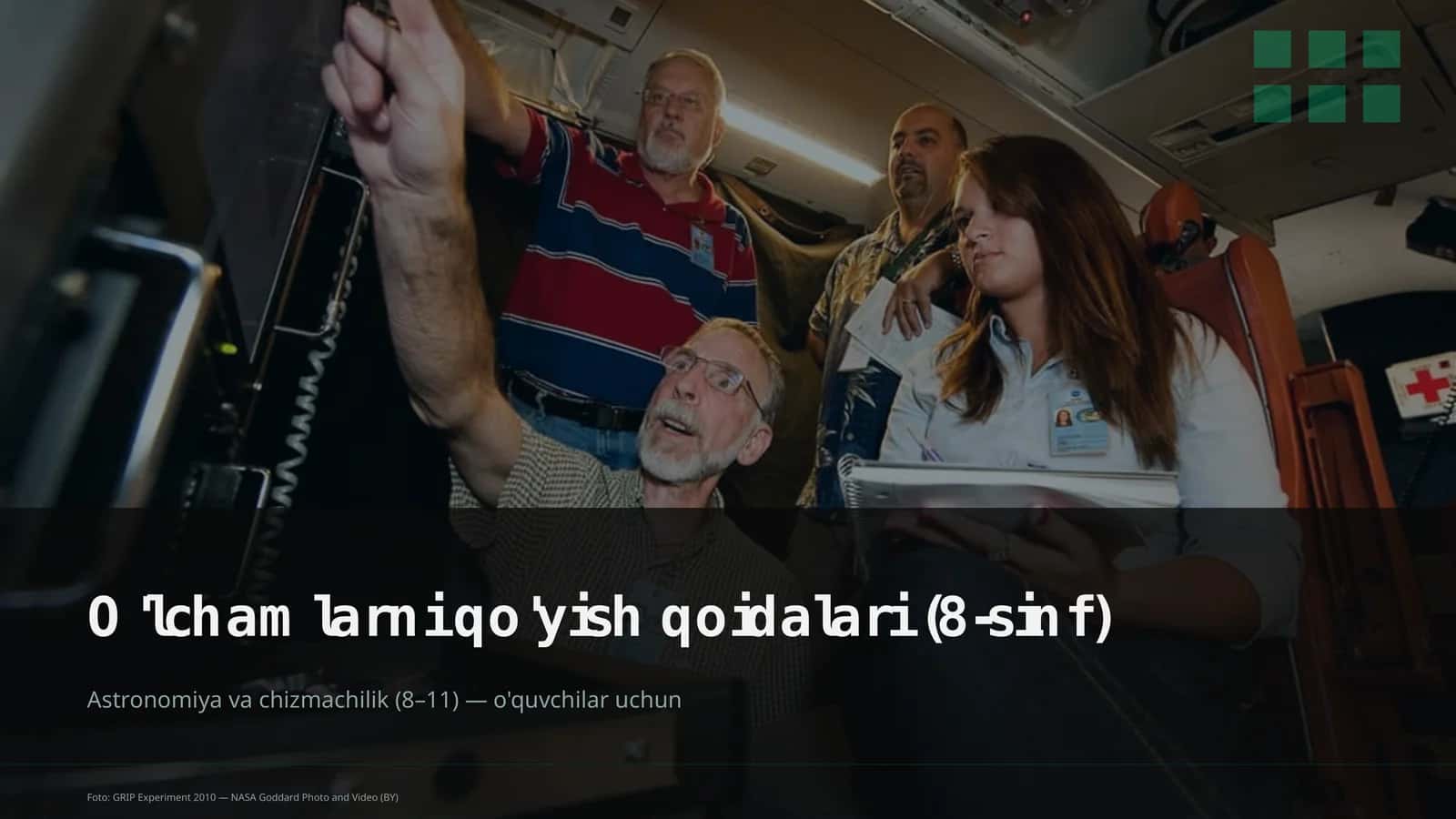 O'lchamlarni qo'yish qoidalari (8-sinf) 1