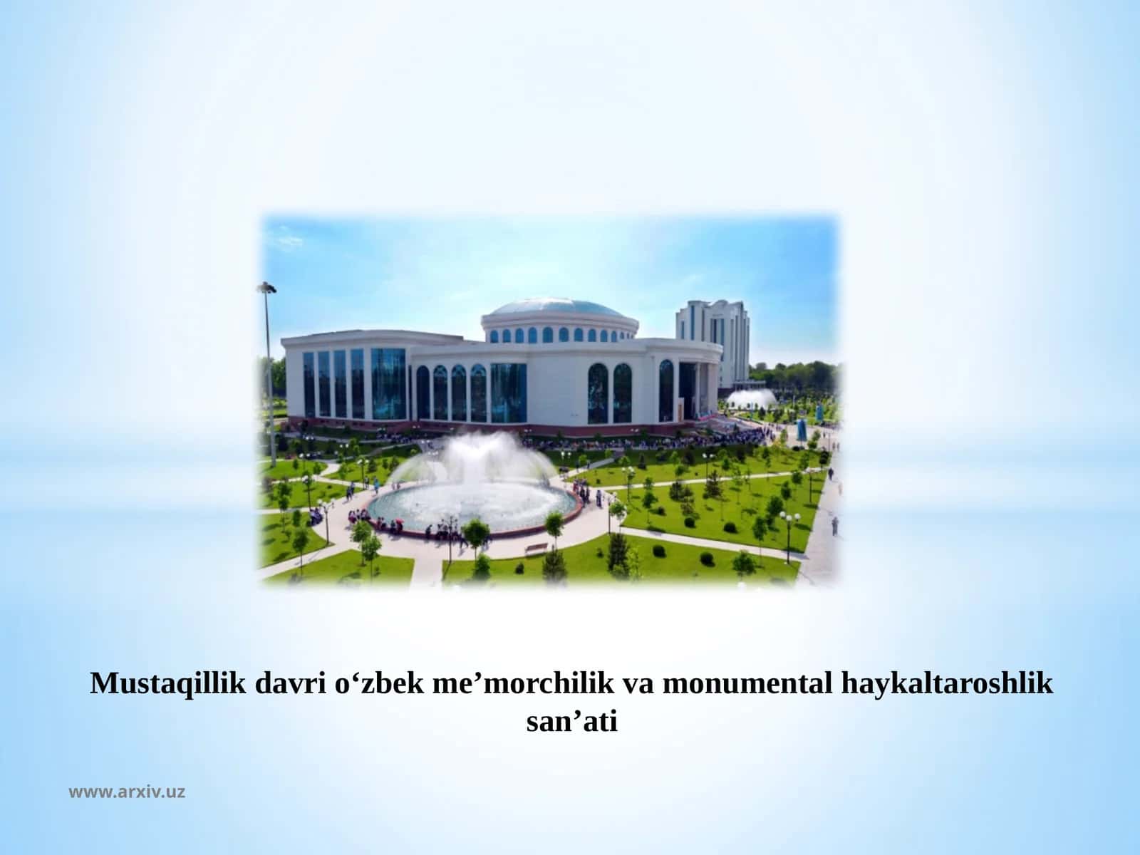Bizning monumentalsan'at sohasida amalga oshirgan yanabirulkanishlar 1