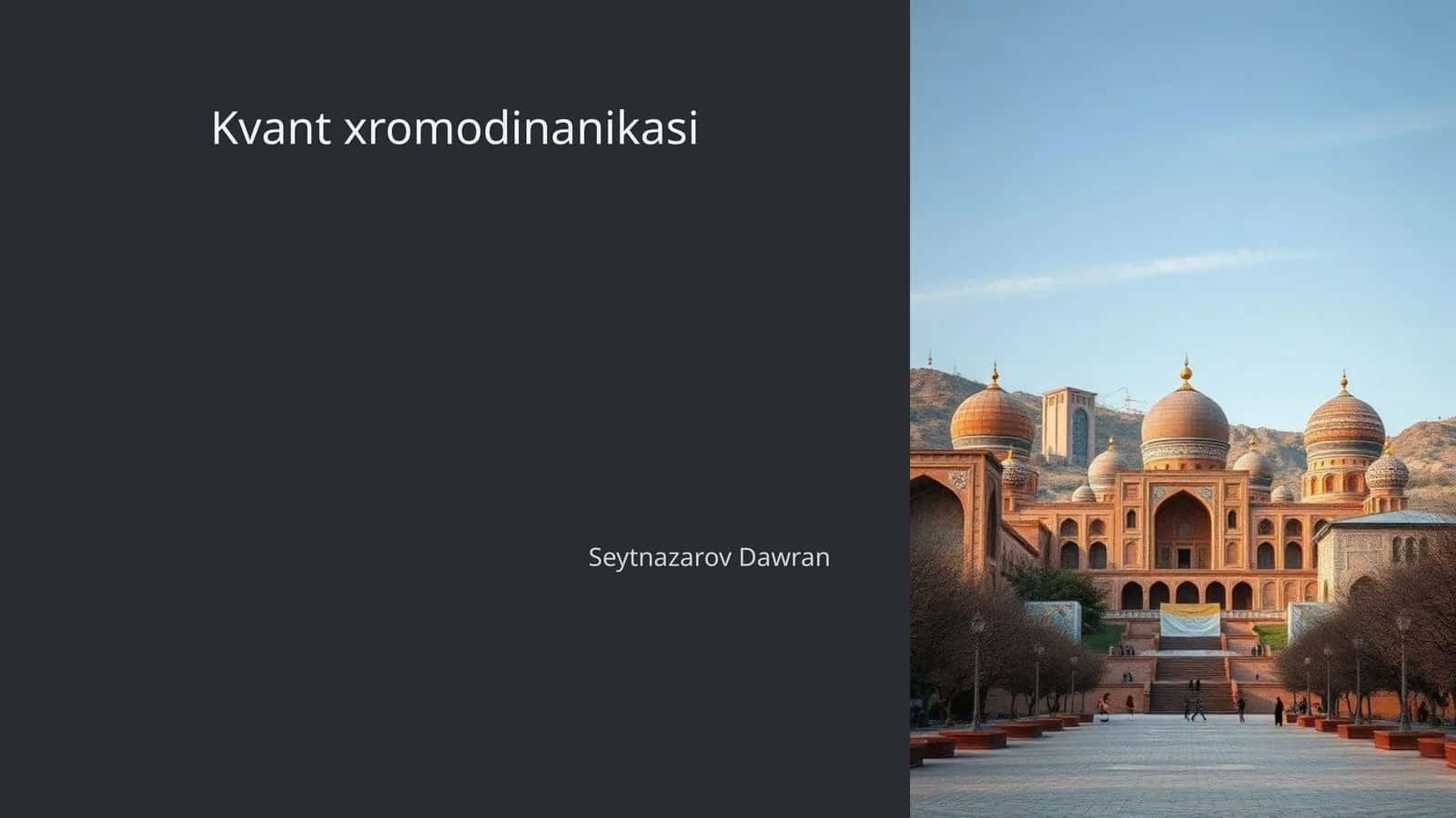 Kvant xromodinanikasi 1