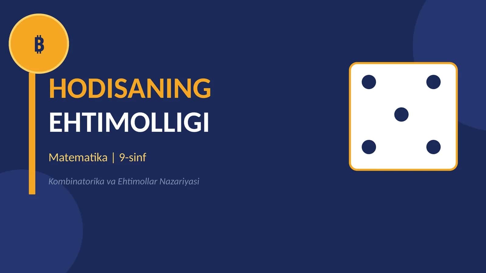 HODISANING EHTIMOLLIGI 1